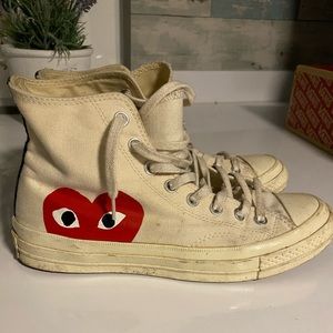 x Converse Chuck Taylor® Hidden Heart High Top Sneaker - Comme des Garçons PLAY